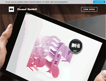 Tablet Screenshot of dazedrabbit.com